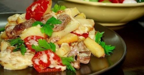 Картофель По-французски на сковороде.