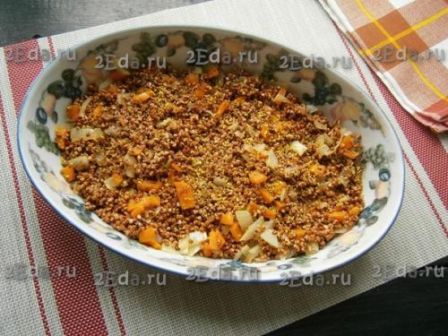 Куриные голени с гречкой в духовке. 04 Куриные голени с гречкой в духовке. 04