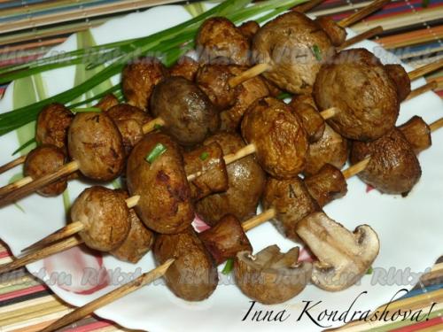 Грибной шашлык. Шашлык у всех с мясом ассоциируется. 06 Грибной шашлык. Шашлык у всех с мясом ассоциируется. 06