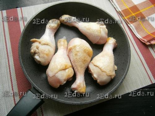 Куриные голени с гречкой в духовке. 01 Куриные голени с гречкой в духовке. 01