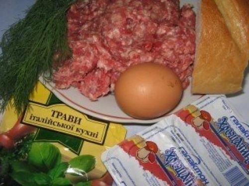 Котлеты в соусе из плавленного сыра. 01