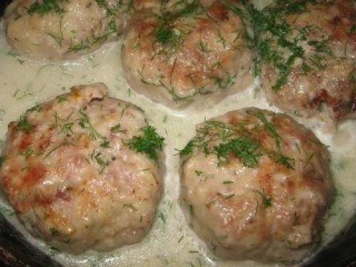 Котлеты в соусе из плавленного сыра. 04
