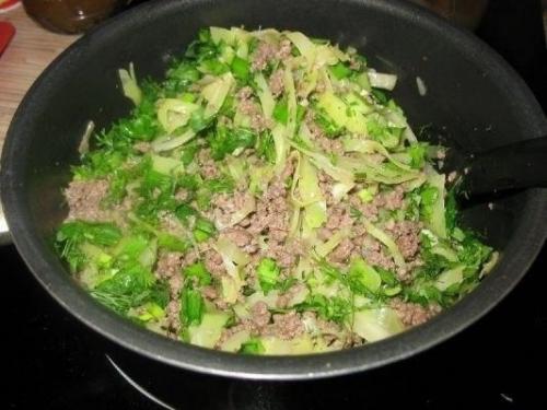 Супер нежный пирог с капустой и мясом. 03 Супер нежный пирог с капустой и мясом. 03