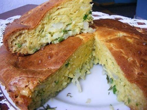 Простой и вкусный - пирог капустный. Простой и вкусный - пирог капустный.