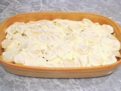 Рыба с картофелем, запеченные под майонезом. 06