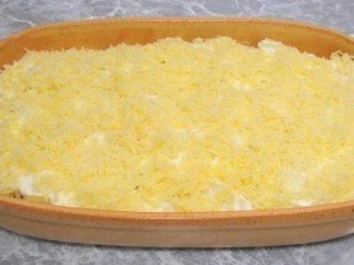 Рыба с картофелем, запеченные под майонезом. 07