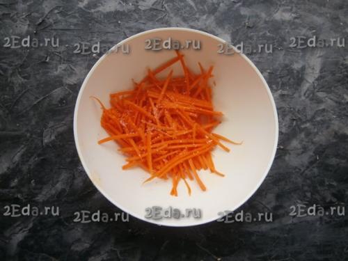 Кабачки с морковью по-корейски быстрого приготовления. 03