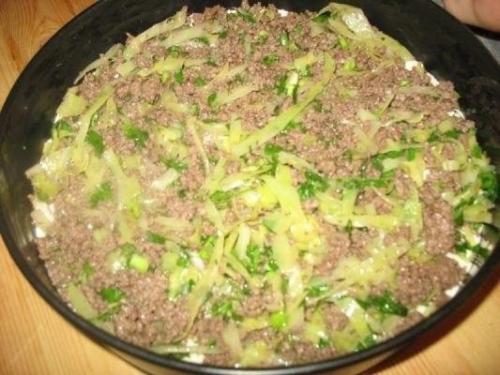 Супер нежный пирог с капустой и мясом. 04 Супер нежный пирог с капустой и мясом. 04