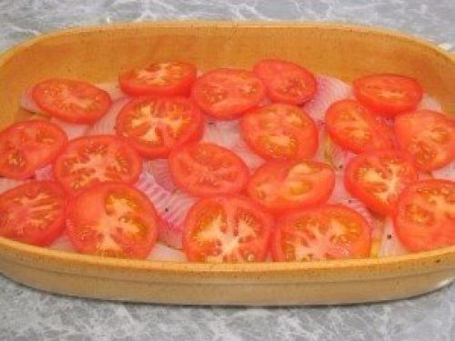 Рыба с картофелем, запеченные под майонезом. 04