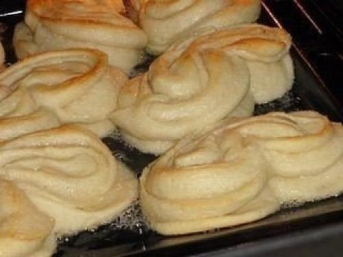 Плюшка сахарная.  В детстве я обожала эти плюшки. 07 Плюшка сахарная.  В детстве я обожала эти плюшки. 07