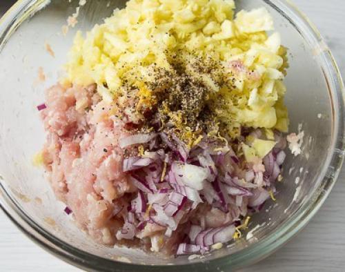 Кабачки, фаршированные курицей. 03 Кабачки, фаршированные курицей. 03