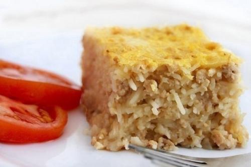 Вермишелевая запеканка с мясом (как в детском саду).