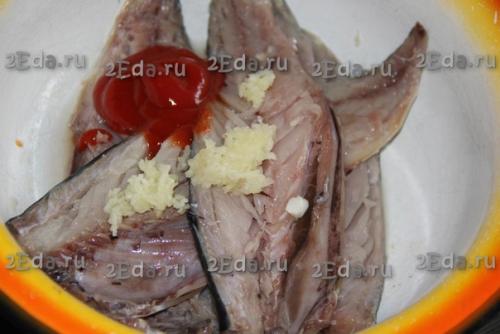 Как приготовить скумбрию на мангале на решетке. 02