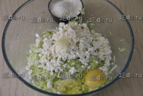 Оладьи из кабачков с творогом. 02 Оладьи из кабачков с творогом. 02