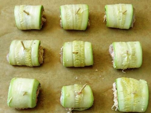 Кабачки - рулетики. Ингредиенты: 08 Кабачки - рулетики. Ингредиенты: 08