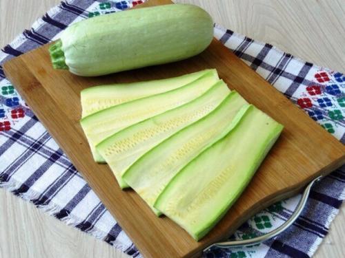 Кабачки - рулетики. Ингредиенты: 04 Кабачки - рулетики. Ингредиенты: 04
