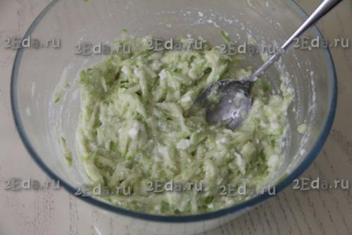 Оладьи из кабачков с творогом. 04 Оладьи из кабачков с творогом. 04