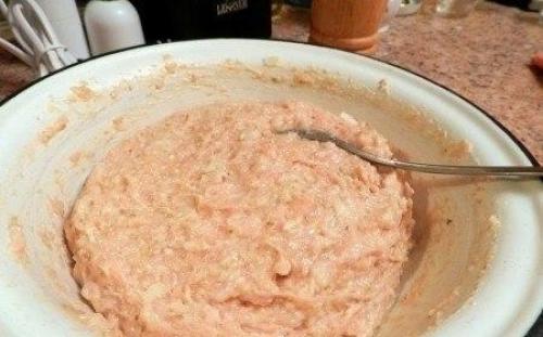 Суперпышные котлетки из куриного фарша с овсяными хлопьями. 03