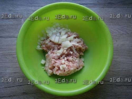 Котлеты из куриного фарша и кабачков в духовке. 01 Котлеты из куриного фарша и кабачков в духовке. 01