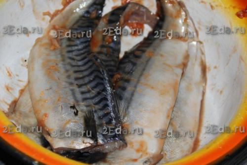 Как приготовить скумбрию на мангале на решетке. 03