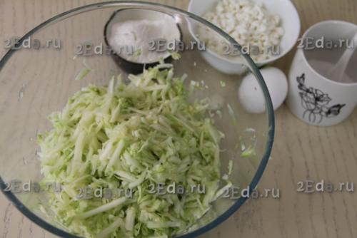 Оладьи из кабачков с творогом. 01 Оладьи из кабачков с творогом. 01