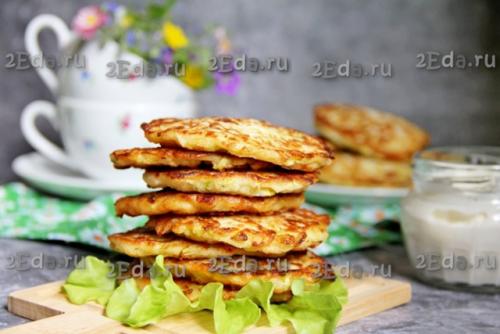 Оладьи из кабачков с творогом. 07 Оладьи из кабачков с творогом. 07