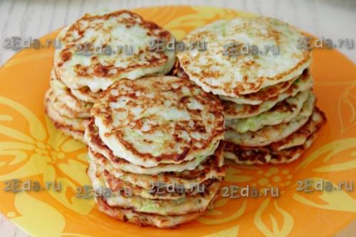 Оладьи из кабачков с творогом. 06 Оладьи из кабачков с творогом. 06
