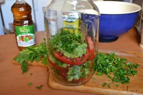 Закусочные помидоры по-корейски. 05