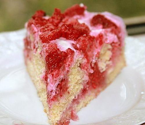 Пирог из малины.