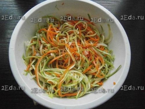 Салат из кабачков и моркови на зиму. 04 Салат из кабачков и моркови на зиму. 04
