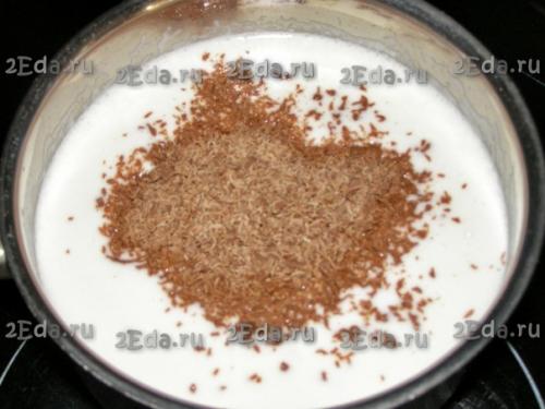 Сливочно - шоколадное мороженое. 05 Сливочно - шоколадное мороженое. 05