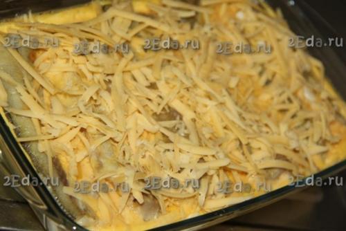 Минтай в яично - майонезной заливке в духовке. 04