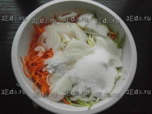 Салат из кабачков и моркови на зиму. 03 Салат из кабачков и моркови на зиму. 03