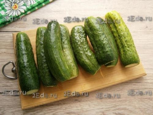 Рецепт малосольных огурцов в целлофановом пакете. 01