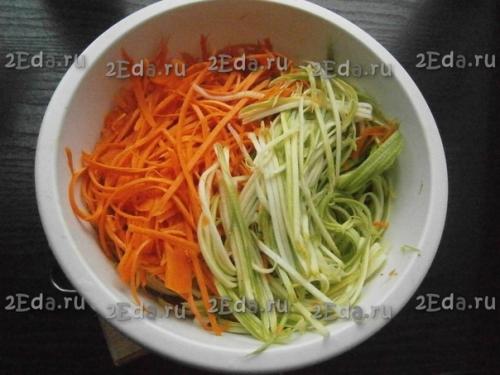 Салат из кабачков и моркови на зиму. 02 Салат из кабачков и моркови на зиму. 02