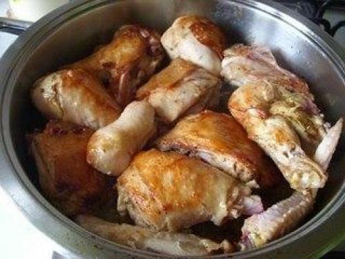 Ароматная курица с кабачками в соусе. 01 Ароматная курица с кабачками в соусе. 01