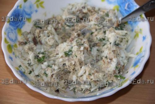 Бутерброды с рыбными консервами и яйцами. 04 Бутерброды с рыбными консервами и яйцами. 04