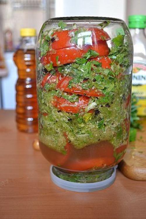 Закусочные помидоры по-корейски. 06