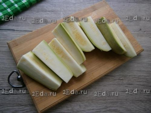 Кабачки, маринованные с чесноком на зиму. 02