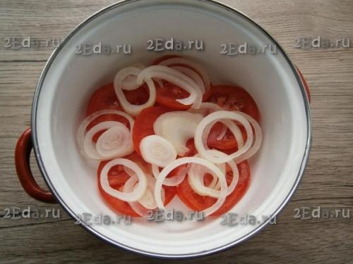 Закуска из помидоров и лука. 02 Закуска из помидоров и лука. 02