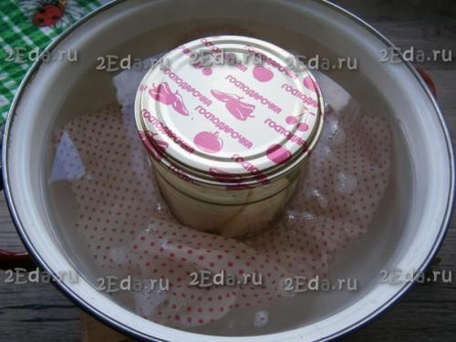 Кабачки, маринованные с чесноком на зиму. 07