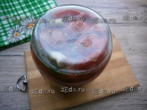 Помидоры, маринованные дольками на зиму. 06