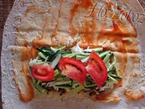 Домашняя шаурма.  Ингредиенты. 05