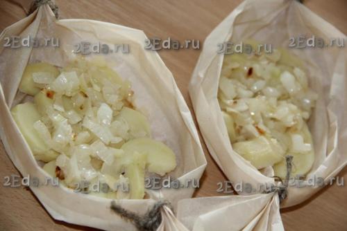 Филе горбуши с картошкой в духовке. 03 Филе горбуши с картошкой в духовке. 03