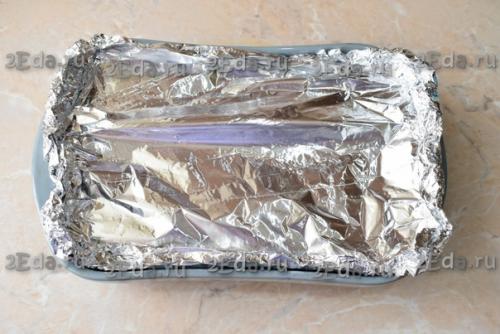 Скумбрия в сметане в фольге в духовке. 04 Скумбрия в сметане в фольге в духовке. 04