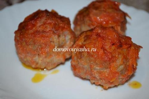 Куриные тефтели с рисом в томатном сметанном соусе в духовке. Тефтели с рисом в томатно-сметанном соусе в духовке