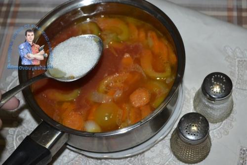 Как приготовить скумбрию в томатном соусе с овощами. Скумбрия в томатном соусе с овощами — рецепт с фото