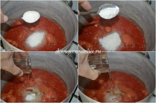 Баклажаны жареные в томате с чесноком на зиму. Баклажаны в томате с чесноком на зиму