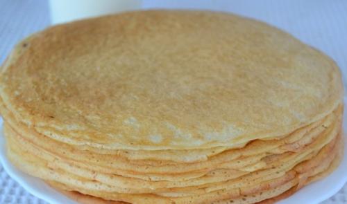 Заварные блины на кефире рецепт тонкие с дырочками. Тонкие блины на кефире с дырочками – рецепт на кипятке