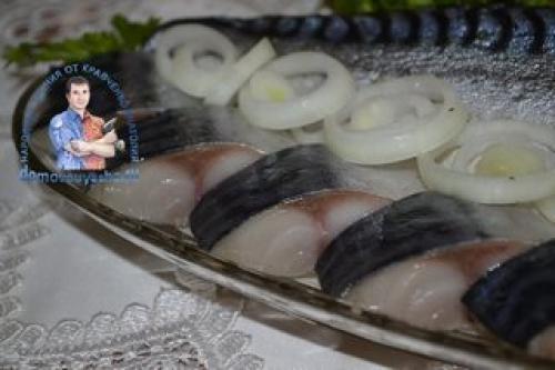 Скумбрия сухого посола в пакете. Рецепт с фото, всегда получается малосольная и вкусная